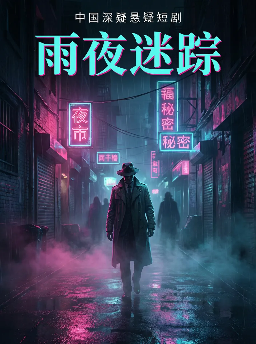 未成年不许看 悬疑追踪短剧 - 雨夜迷踪海报